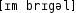Grafik mit phonetischer Transkription des Belegs