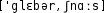 Grafik mit phonetischer Transkription des Belegs