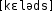 Grafik mit phonetischer Transkription des Belegs