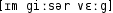 Grafik mit phonetischer Transkription des Belegs