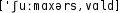 Grafik mit phonetischer Transkription des Belegs