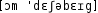 Grafik mit phonetischer Transkription des Belegs