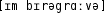 Grafik mit phonetischer Transkription des Belegs