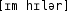 Grafik mit phonetischer Transkription des Belegs