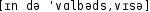 Grafik mit phonetischer Transkription des Belegs