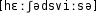 Grafik mit phonetischer Transkription des Belegs