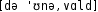 Grafik mit phonetischer Transkription des Belegs