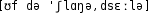 Grafik mit phonetischer Transkription des Belegs