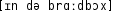 Grafik mit phonetischer Transkription des Belegs