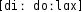 Grafik mit phonetischer Transkription des Belegs