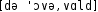 Grafik mit phonetischer Transkription des Belegs