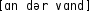 Grafik mit phonetischer Transkription des Belegs