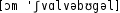 Grafik mit phonetischer Transkription des Belegs