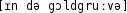 Grafik mit phonetischer Transkription des Belegs