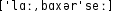 Grafik mit phonetischer Transkription des Belegs