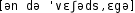 Grafik mit phonetischer Transkription des Belegs