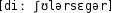 Grafik mit phonetischer Transkription des Belegs