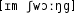 Grafik mit phonetischer Transkription des Belegs