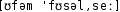 Grafik mit phonetischer Transkription des Belegs