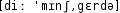Grafik mit phonetischer Transkription des Belegs