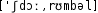 Grafik mit phonetischer Transkription des Belegs