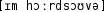 Grafik mit phonetischer Transkription des Belegs