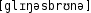 Grafik mit phonetischer Transkription des Belegs