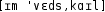Grafik mit phonetischer Transkription des Belegs