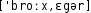 Grafik mit phonetischer Transkription des Belegs