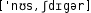 Grafik mit phonetischer Transkription des Belegs