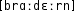 Grafik mit phonetischer Transkription des Belegs