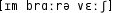 Grafik mit phonetischer Transkription des Belegs