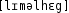 Grafik mit phonetischer Transkription des Belegs