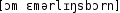 Grafik mit phonetischer Transkription des Belegs