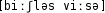 Grafik mit phonetischer Transkription des Belegs