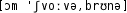 Grafik mit phonetischer Transkription des Belegs