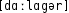 Grafik mit phonetischer Transkription des Belegs
