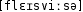 Grafik mit phonetischer Transkription des Belegs