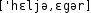 Grafik mit phonetischer Transkription des Belegs