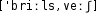 Grafik mit phonetischer Transkription des Belegs