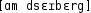 Grafik mit phonetischer Transkription des Belegs