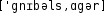 Grafik mit phonetischer Transkription des Belegs