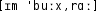 Grafik mit phonetischer Transkription des Belegs
