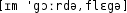 Grafik mit phonetischer Transkription des Belegs
