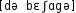 Grafik mit phonetischer Transkription des Belegs