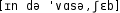Grafik mit phonetischer Transkription des Belegs
