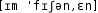 Grafik mit phonetischer Transkription des Belegs