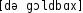 Grafik mit phonetischer Transkription des Belegs