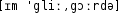 Grafik mit phonetischer Transkription des Belegs