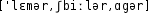 Grafik mit phonetischer Transkription des Belegs